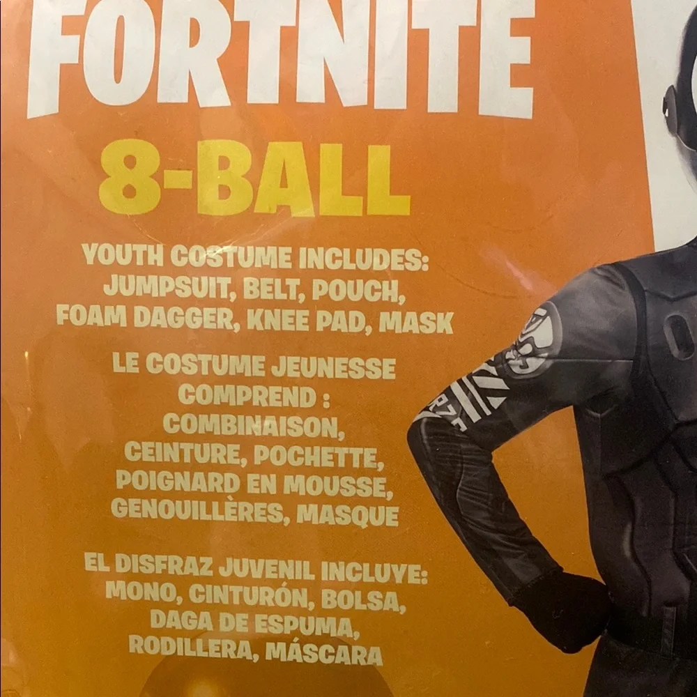 Fortnite 8-Ball halloween Costume - Picture 3 of 4